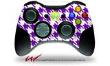 Houndstooth Purple - Decal Style Skin fits Microsoft XBOX 360 Wireless Controller (CONTROLLER NOT INCLUDED)