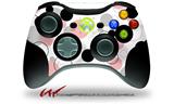 Lots of Dots Pink on White - Decal Style Skin fits Microsoft XBOX 360 Wireless Controller (CONTROLLER NOT INCLUDED)
