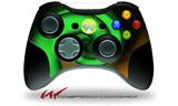 Alecias Swirl 01 Green - Decal Style Skin fits Microsoft XBOX 360 Wireless Controller (CONTROLLER NOT INCLUDED)