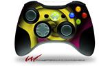 Alecias Swirl 01 Yellow - Decal Style Skin fits Microsoft XBOX 360 Wireless Controller (CONTROLLER NOT INCLUDED)