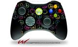 Kearas Peace Signs on Black - Decal Style Skin fits Microsoft XBOX 360 Wireless Controller (CONTROLLER NOT INCLUDED)