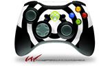 Bullseye Black and White - Decal Style Skin fits Microsoft XBOX 360 Wireless Controller (CONTROLLER NOT INCLUDED)