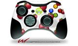Strawberries on White - Decal Style Skin fits Microsoft XBOX 360 Wireless Controller (CONTROLLER NOT INCLUDED)