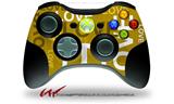 Love and Peace Yellow - Decal Style Skin fits Microsoft XBOX 360 Wireless Controller (CONTROLLER NOT INCLUDED)