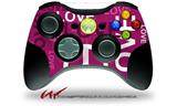 Love and Peace Hot Pink - Decal Style Skin fits Microsoft XBOX 360 Wireless Controller (CONTROLLER NOT INCLUDED)