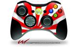 Rising Sun Japanese Flag Red - Decal Style Skin fits Microsoft XBOX 360 Wireless Controller (CONTROLLER NOT INCLUDED)
