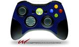 Carbon Fiber Blue - Decal Style Skin fits Microsoft XBOX 360 Wireless Controller (CONTROLLER NOT INCLUDED)