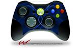 Abstract 01 Blue - Decal Style Skin fits Microsoft XBOX 360 Wireless Controller (CONTROLLER NOT INCLUDED)