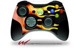 Metal Flames - Decal Style Skin fits Microsoft XBOX 360 Wireless Controller (CONTROLLER NOT INCLUDED)