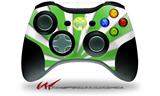 Rising Sun Japanese Flag Green - Decal Style Skin fits Microsoft XBOX 360 Wireless Controller (CONTROLLER NOT INCLUDED)