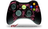 Skulls Confetti Pink - Decal Style Skin fits Microsoft XBOX 360 Wireless Controller (CONTROLLER NOT INCLUDED)