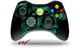 Skulls Confetti Seafoam Green - Decal Style Skin fits Microsoft XBOX 360 Wireless Controller (CONTROLLER NOT INCLUDED)