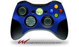 Simulated Brushed Metal Blue - Decal Style Skin fits Microsoft XBOX 360 Wireless Controller (CONTROLLER NOT INCLUDED)