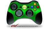 Simulated Brushed Metal Green - Decal Style Skin fits Microsoft XBOX 360 Wireless Controller (CONTROLLER NOT INCLUDED)