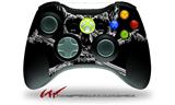Chrome Skull on Black - Decal Style Skin fits Microsoft XBOX 360 Wireless Controller (CONTROLLER NOT INCLUDED)