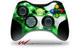 Radioactive Green - Decal Style Skin fits Microsoft XBOX 360 Wireless Controller (CONTROLLER NOT INCLUDED)