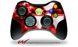Radioactive Red - Decal Style Skin fits Microsoft XBOX 360 Wireless Controller (CONTROLLER NOT INCLUDED)