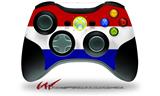 Red White and Blue - Decal Style Skin fits Microsoft XBOX 360 Wireless Controller (CONTROLLER NOT INCLUDED)
