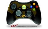 Iowa Hawkeyes Tigerhawk Gold on Black - Decal Style Skin fits Microsoft XBOX 360 Wireless Controller (CONTROLLER NOT INCLUDED)