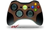Solids Collection Chocolate Brown - Decal Style Skin fits Microsoft XBOX 360 Wireless Controller (CONTROLLER NOT INCLUDED)