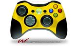 Solids Collection Yellow - Decal Style Skin fits Microsoft XBOX 360 Wireless Controller (CONTROLLER NOT INCLUDED)
