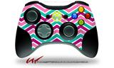 Zig Zag Teal Pink Purple - Decal Style Skin fits Microsoft XBOX 360 Wireless Controller (CONTROLLER NOT INCLUDED)