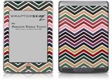 Zig Zag Colors 02 - Decal Style Skin (fits Amazon Kindle Touch Skin)