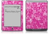 Triangle Mosaic Fuchsia - Decal Style Skin (fits Amazon Kindle Touch Skin)