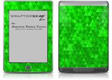 Triangle Mosaic Green - Decal Style Skin (fits Amazon Kindle Touch Skin)
