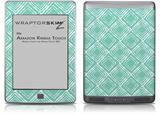 Wavey Seafoam Green - Decal Style Skin (fits Amazon Kindle Touch Skin)