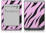 Zebra Skin Pink - Decal Style Skin (fits Amazon Kindle Touch Skin)