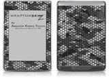 HEX Mesh Camo 01 Gray - Decal Style Skin (fits Amazon Kindle Touch Skin)