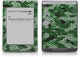 HEX Mesh Camo 01 Green - Decal Style Skin (fits Amazon Kindle Touch Skin)