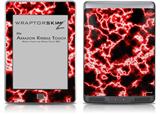 Electrify Red - Decal Style Skin (fits Amazon Kindle Touch Skin)