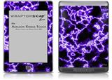Electrify Purple - Decal Style Skin (fits Amazon Kindle Touch Skin)