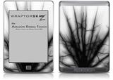 Lightning Black - Decal Style Skin (fits Amazon Kindle Touch Skin)