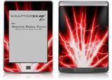 Lightning Red - Decal Style Skin (fits Amazon Kindle Touch Skin)