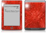 Stardust Red - Decal Style Skin (fits Amazon Kindle Touch Skin)
