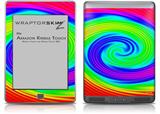 Rainbow Swirl - Decal Style Skin (fits Amazon Kindle Touch Skin)