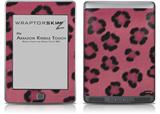Leopard Skin Pink - Decal Style Skin (fits Amazon Kindle Touch Skin)