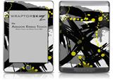Abstract 02 Yellow - Decal Style Skin (fits Amazon Kindle Touch Skin)