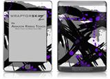 Abstract 02 Purple - Decal Style Skin (fits Amazon Kindle Touch Skin)
