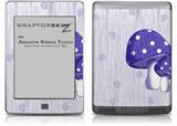 Mushrooms Purple - Decal Style Skin (fits Amazon Kindle Touch Skin)
