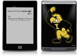 Iowa Hawkeyes Herky on Black - Decal Style Skin (fits Amazon Kindle Touch Skin)