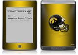 Iowa Hawkeyes Helmet - Decal Style Skin (fits Amazon Kindle Touch Skin)