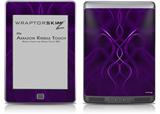 Abstract 01 Purple - Decal Style Skin (fits Amazon Kindle Touch Skin)