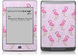 Flamingos on Pink - Decal Style Skin (fits Amazon Kindle Touch Skin)