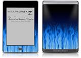 Fire Blue - Decal Style Skin (fits Amazon Kindle Touch Skin)
