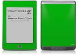 Solids Collection Green - Decal Style Skin (fits Amazon Kindle Touch Skin)
