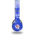 Skin Decal Wrap works with Original Beats Solo HD Headphones Triangle Mosaic Blue Skin Only (HEADPHONES NOT INCLUDED)